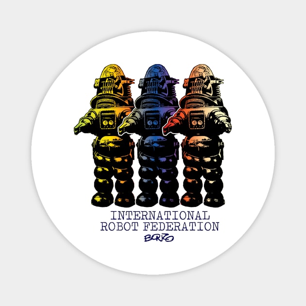 Robot Federation-2 Magnet by BonzoTee